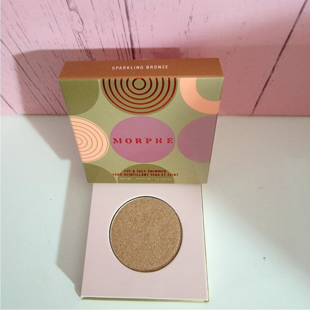 Morphe Limited Edition Eye & Face Shimmer Highlighter, Sparkling Bronze NWT